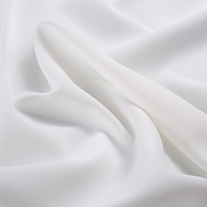 HY607 CEY matte CEY2/1 Vải twill pha trộn nguyên chất, Vải công sở màu trắng thông thường