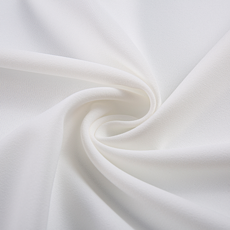 HY607 CEY matte CEY2/1 Vải twill pha trộn nguyên chất, Vải công sở màu trắng thông thường