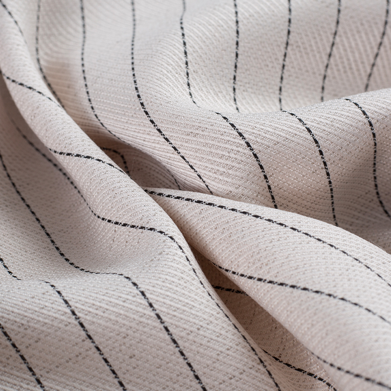 HY529-Linen Lauris Dải lụa đen Lyocell Vải