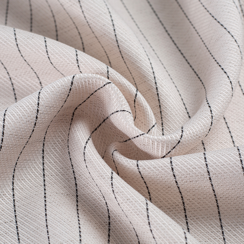 HY529-Linen Lauris Dải lụa đen Lyocell Vải